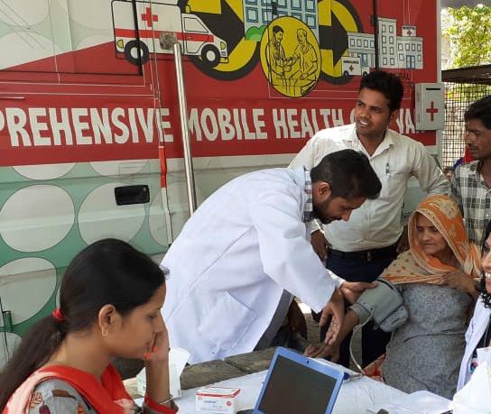 Mobile Health Unit of Healthy Aging India