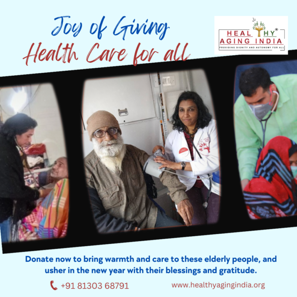 Joy of giving Healthy Aging India