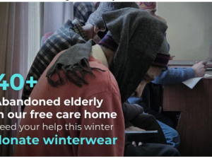 Donate winter clothes