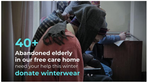 Donate winter clothes